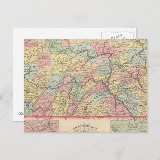 Carte Postale Pennsylvanie 12 (Devant / Derrière)