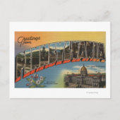 Carte Postale Pennsylvanie (Capitale nationale/Fleur) (Devant)
