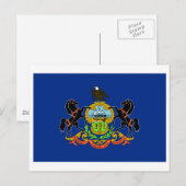 Carte Postale Pennsylvanie FLAG International (Devant / Derrière)