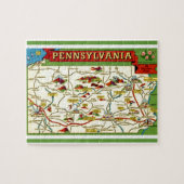 Carte postale Pennsylvanie Jigsaw Puzzle (Horizontal)