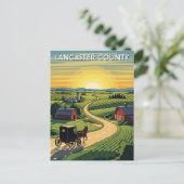 Carte Postale Pennsylvanie Lancaster County Travel (Debout devant)