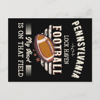 Carte Postale Pennsylvanie Lock Haven Football américain