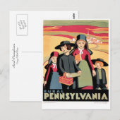 Carte Postale Pennsylvanie rurale (Devant / Derrière)