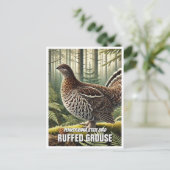 Carte Postale Pennsylvanie State Bird Ruffed Groupement (Debout devant)