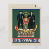 Carte Postale Pennsylvanie Travel (Devant / Derrière)