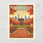 Carte Postale Pennsylvanie vintage (Devant)