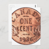 Carte Postale Penny canadienne (Devant / Derrière)