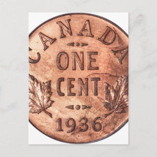 Carte Postale Penny canadienne