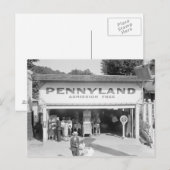 Carte Postale Pennyland Arcade, 1928 (Devant / Derrière)
