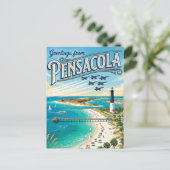 Carte Postale Pensacola États-Unis (Debout devant)