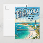 Carte Postale Pensacola États-Unis (Devant / Derrière)