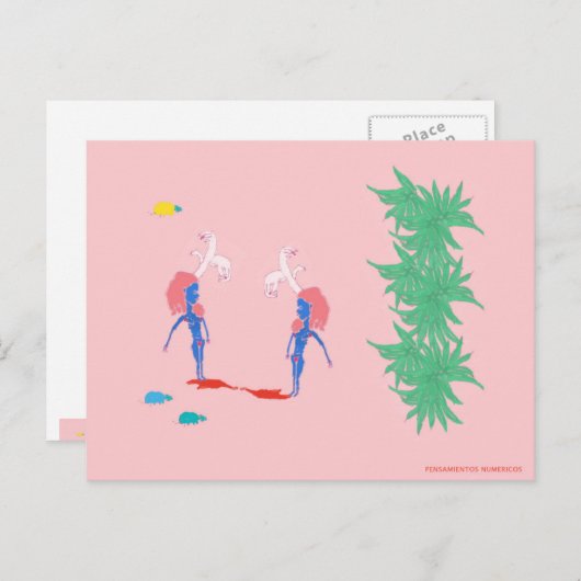 Carte postale Pensamientos Numericos (Devant / Derrière)