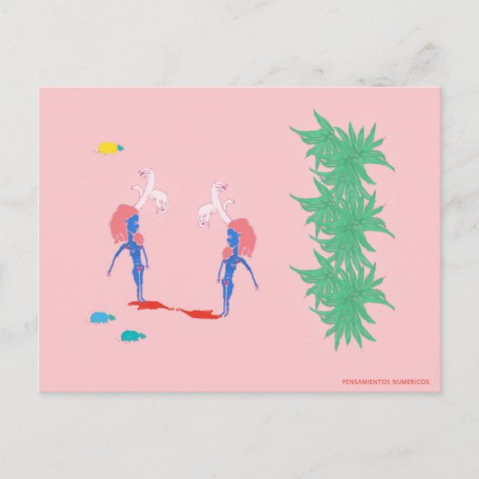 Carte postale Pensamientos Numericos (Devant)