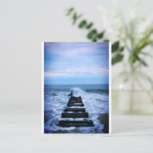 Carte Postale Pensée à la plage (Debout devant)