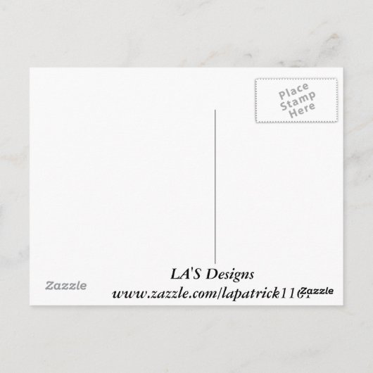 Carte Postale Pensée à vous ! (Dos)