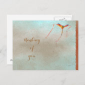 Carte postale-Pensée de vous (Devant / Derrière)