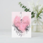 Carte Postale Pensées affectueuses (Debout devant)