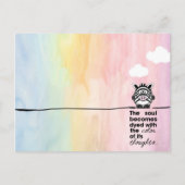 Carte Postale Pensées colorées (Devant)