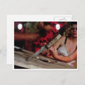 Carte Postale pensées du couteau (Devant / Derrière)