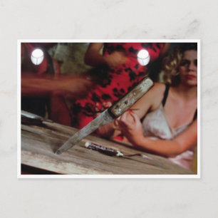 Carte Postale pensées du couteau