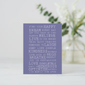 Carte Postale Pensées Positives (Debout devant)