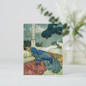 Carte Postale "Penser à Lady Yang" par Edmund Dulac (Debout devant)