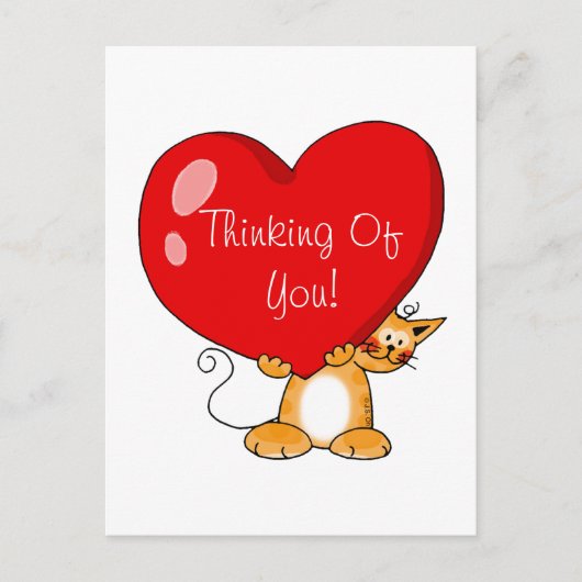 Carte Postale Penser à toi (Devant)