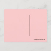 Carte Postale Penser à toi Peach Spiral Abstrait Coeur (Dos)