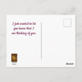 Carte Postale Penser à toi Pink Purple Soeur spéciale (Dos)