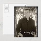 Carte Postale Penser à votre salutation (Devant / Derrière)