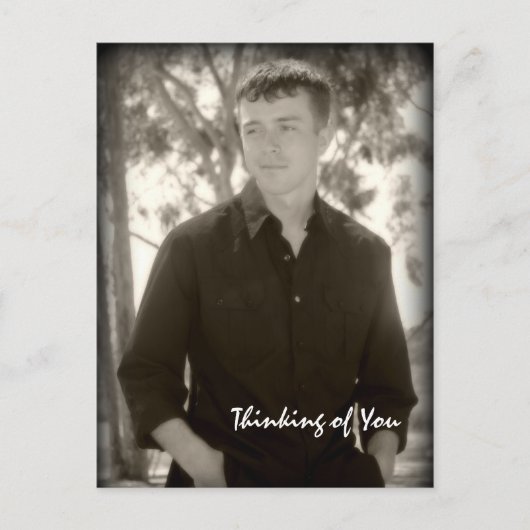 Carte Postale Penser à votre salutation (Devant)