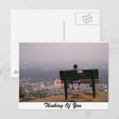 Carte Postale Penser À Vous (Devant / Derrière)