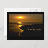 Carte postale - Penser à vous (Devant / Derrière)