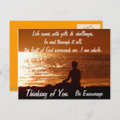 Carte Postale Penser à vous_ (Devant / Derrière)