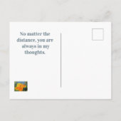 Carte Postale Penser à vous Bee Pun Canna Lily Flower (Dos)