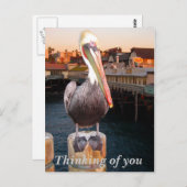 Carte Postale Penser à vous_Carte postale (Devant / Derrière)