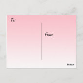 Carte Postale Penser À Vous Clematis Purple Flowers (Dos)