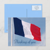CARTE POSTALE PENSER À VOUS FRANCE (Devant / Derrière)