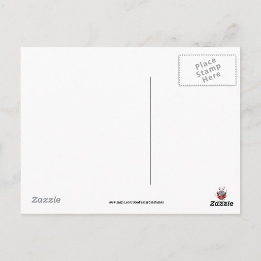 Carte Postale Penser À Vous Ladybug Postcard (Dos)