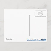 Carte Postale Penser à vous, Mini Schnauzer doux (Dos)