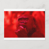 Carte Postale Penser Gorilla (Devant)
