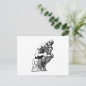 Carte Postale penseur (Debout devant)