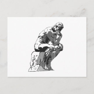 Carte Postale penseur