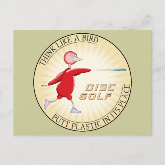 Carte Postale Pensez À Un Oiseau (Devant)