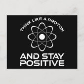 Carte Postale Pensez À Un Proton Et Restez Positif (Devant)
