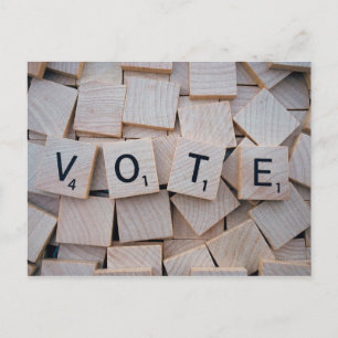 Carte Postale Pensez à voter