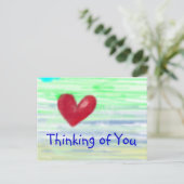 Carte Postale Pensez à vous (Debout devant)