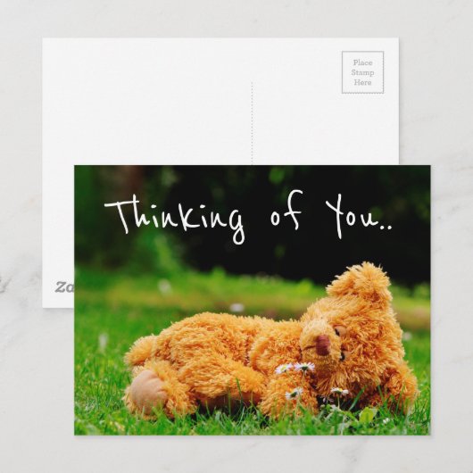 Carte Postale Pensez à vous (Devant / Derrière)