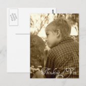 Carte Postale Pensez à vous (Devant / Derrière)