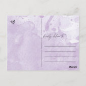 Carte Postale Pensez à vous (Dos)